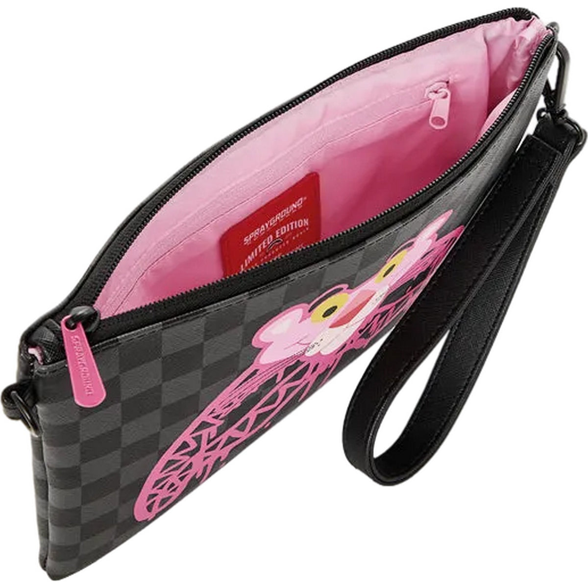 Tote da viaggio Unisex Sprayground - Pink Panther Drippy Diamonds Crossbody Pouchette - Multicolore