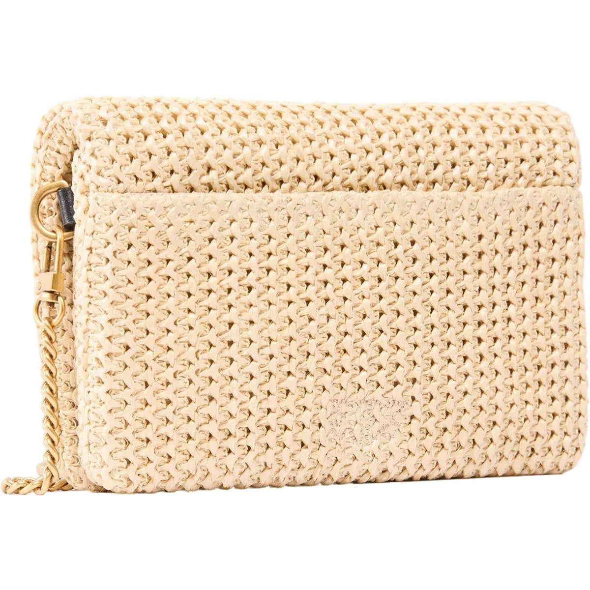 Borse a spalla Donna Pinko - Click Soft Horizontal Mini Raf - Beige