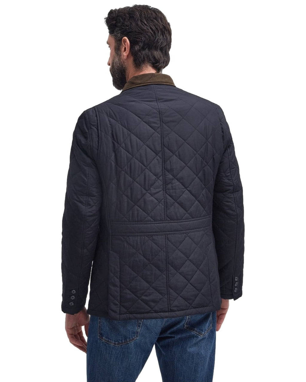 Giubbotti Uomo Barbour - Quilted Lutz - Blu