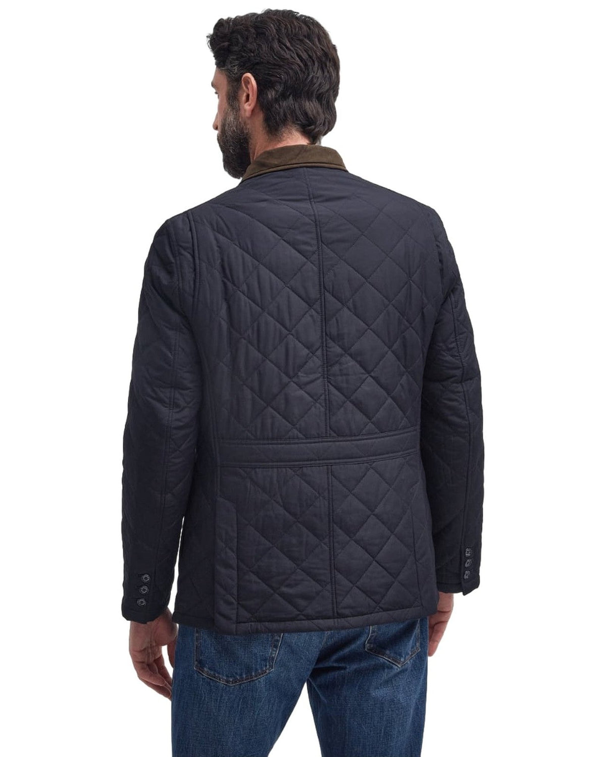 Giubbotti Uomo Barbour - Quilted Lutz - Blu