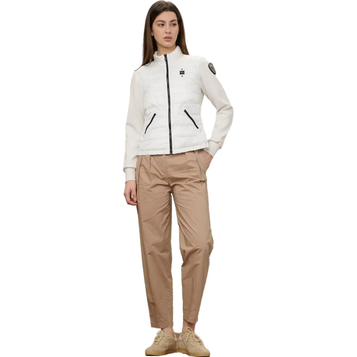 Giubbini Donna Blauer - Haskel - Bianco-Gianni Foti