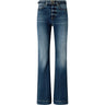 Jeans Donna Pinko - Flora Flare Medium Wash Denim - Blu-Gianni Foti