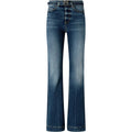 Jeans Donna Pinko - Flora Flare Medium Wash Denim - Blu-Gianni Foti