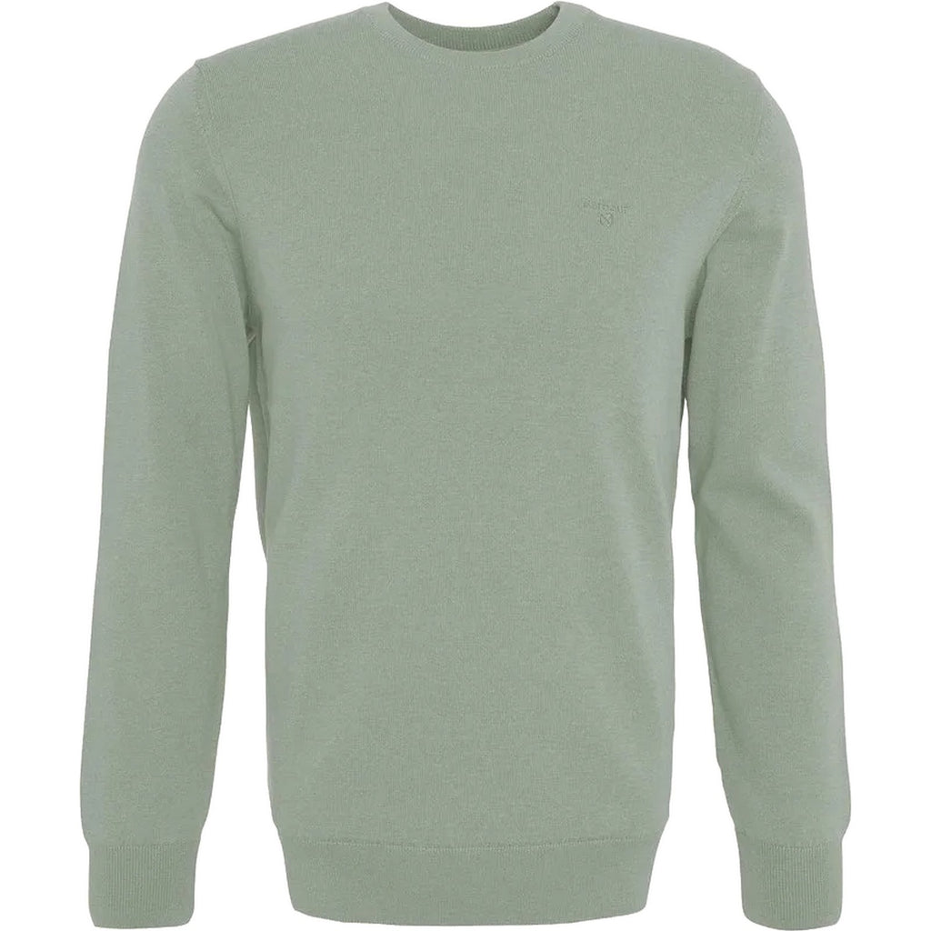 Maglioni Uomo Barbour - Pima Cotton Crew - Verde-Gianni Foti