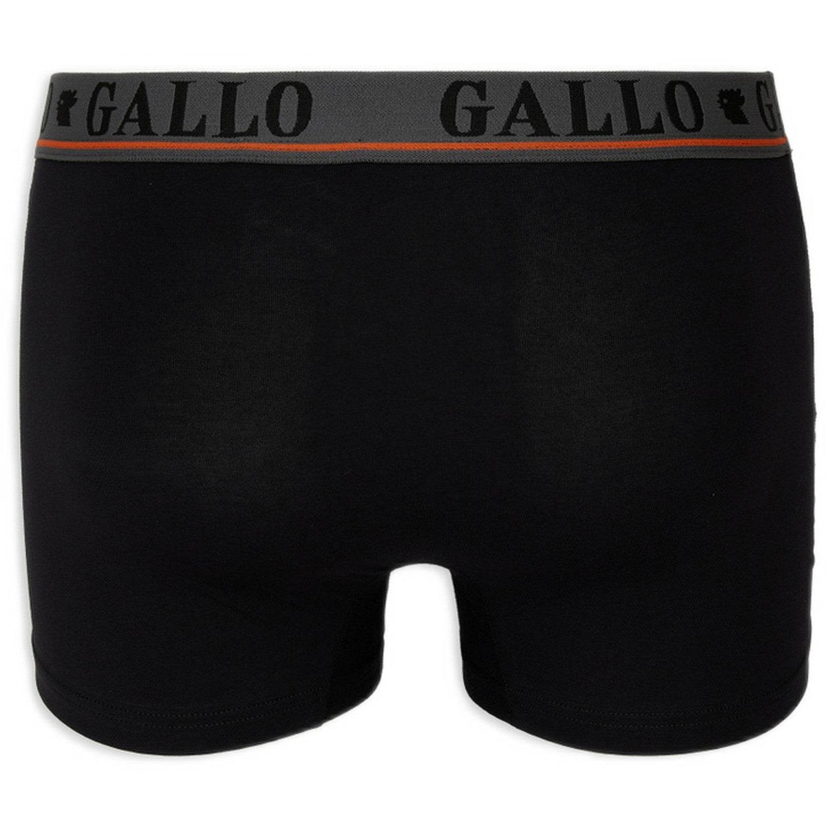 Slip Uomo Gallo - U Boxer Basico Co/Ea T.u. + Elx Loga - Nero