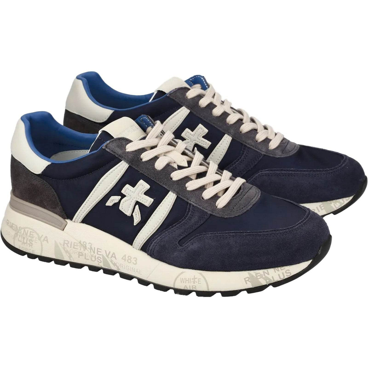 Sneaker Uomo Premiata - Lander - Blu-Gianni Foti
