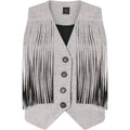 Gilet Donna Pinko - Boretto Gilet Fiammato Lino Co - Grigio