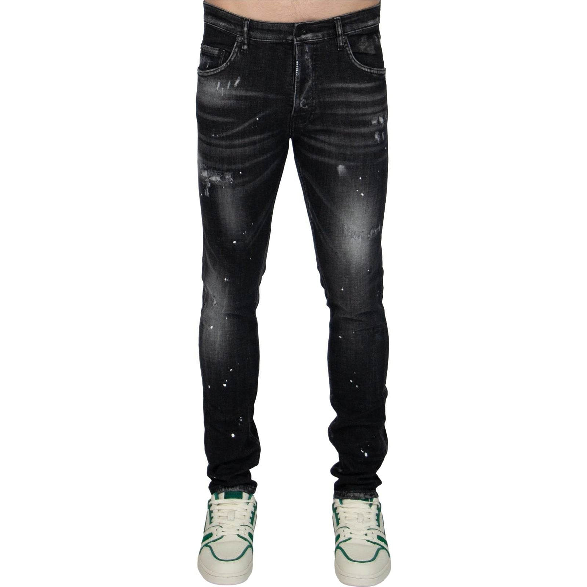 Jeans Uomo My Brand - Midnight Ripped dark Jeans - Nero-Gianni Foti