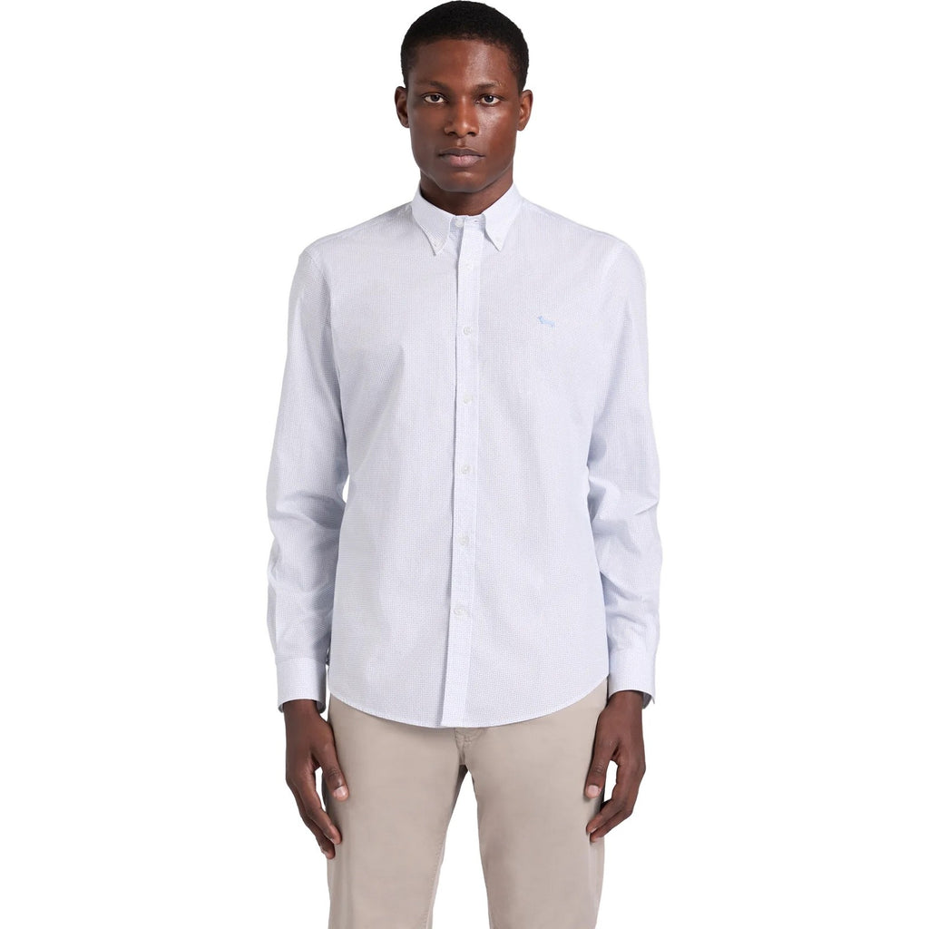 Camicie casual Uomo Harmont & Blaine - Camicia - Blu-Gianni Foti