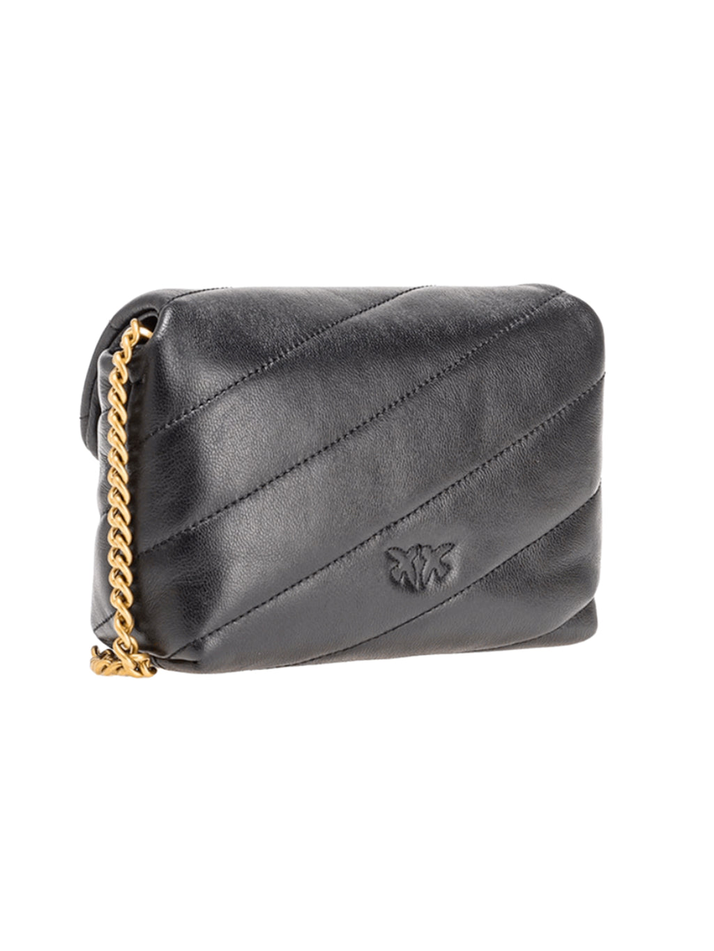 Borse a spalla Donna Pinko - Love Baby Puff C Sheep Nappa - Nero
