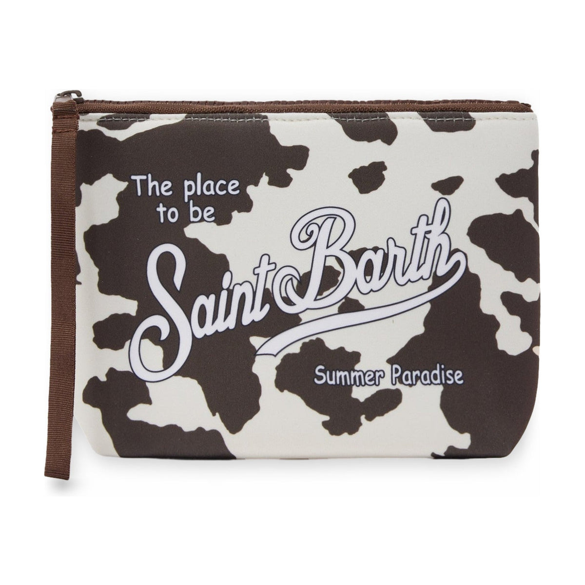 Beauty Case Unisex Mc2 Saint Barth - Pochette - Bianco/Marrone