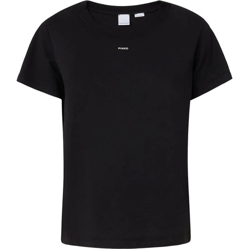 T-shirt Donna Pinko - Basico T-Shirt Jersey Old Wash - Nero