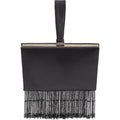 Borse a mano Donna Pinko - Pouch Soft Satin + Frange - Nero