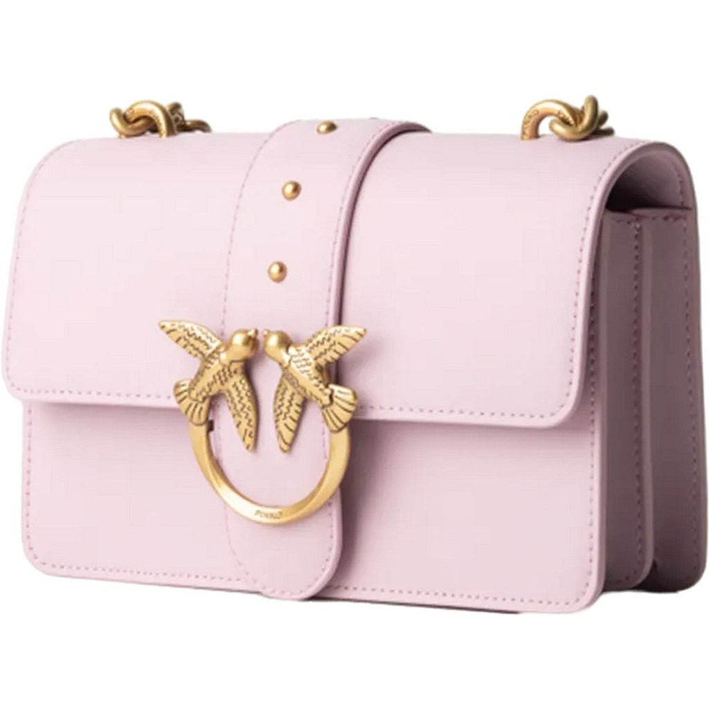 Borse a spalla Donna Pinko - Love One Mini Cl Vitello Seta - Viola