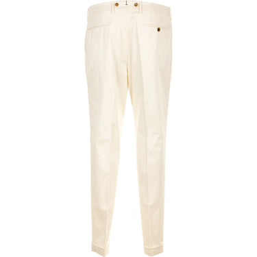 Pantaloni Uomo Berwich - Pantalone morello - Bianco-Gianni Foti