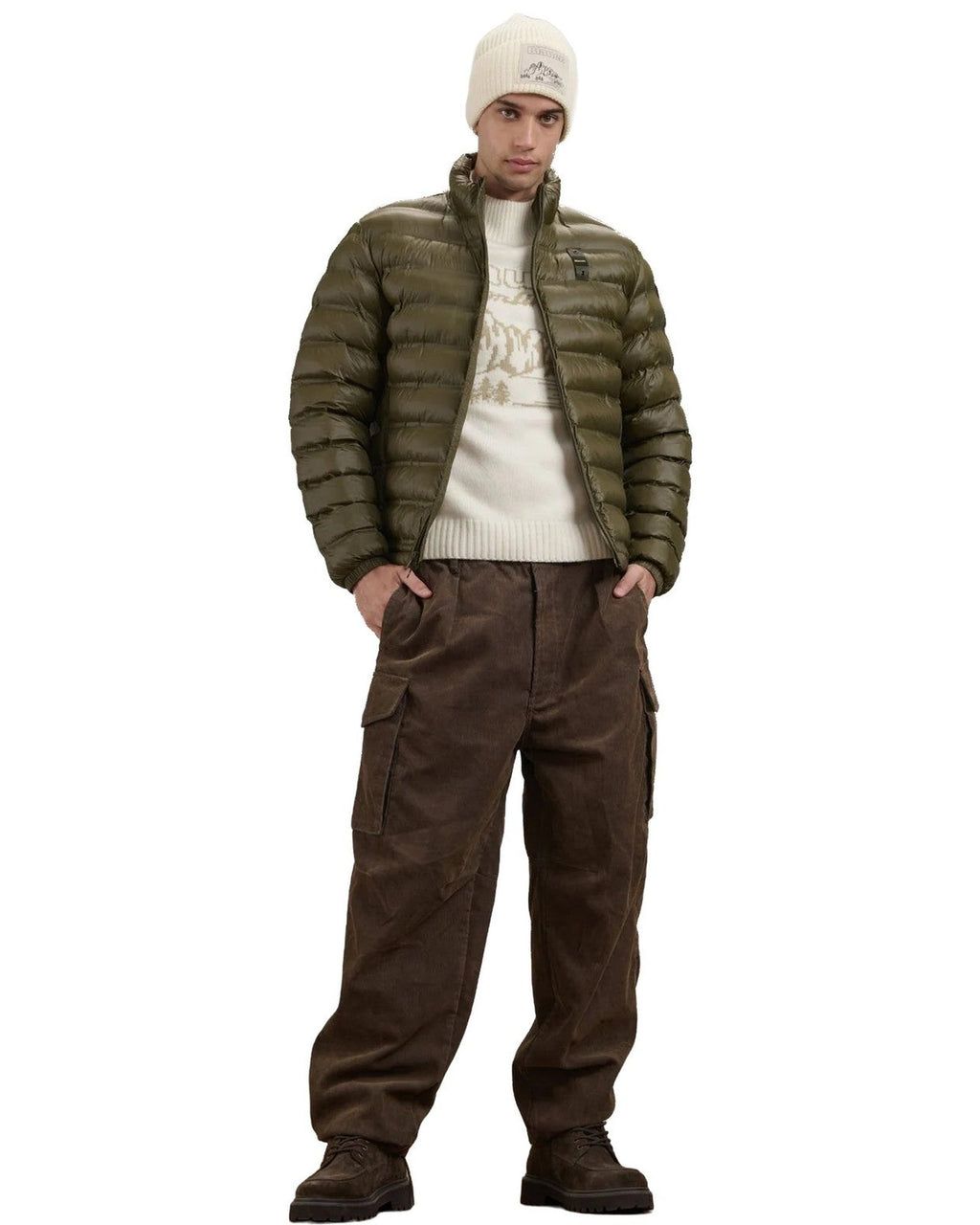 Giubbini Uomo Blauer - Sewall - Oliva Scuro