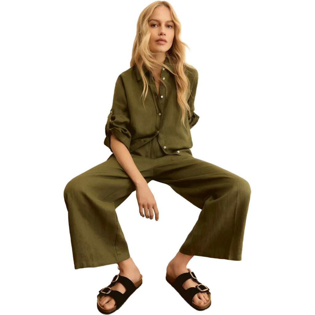 Pantaloni Donna Emme - Pantalone - Verde-Gianni Foti