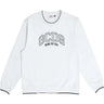 Felpe senza cappuccio Donna Gcds - Logo Lounge Crop Crew - Bianco
