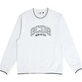 Felpe senza cappuccio Donna Gcds - Logo Lounge Crop Crew - Bianco