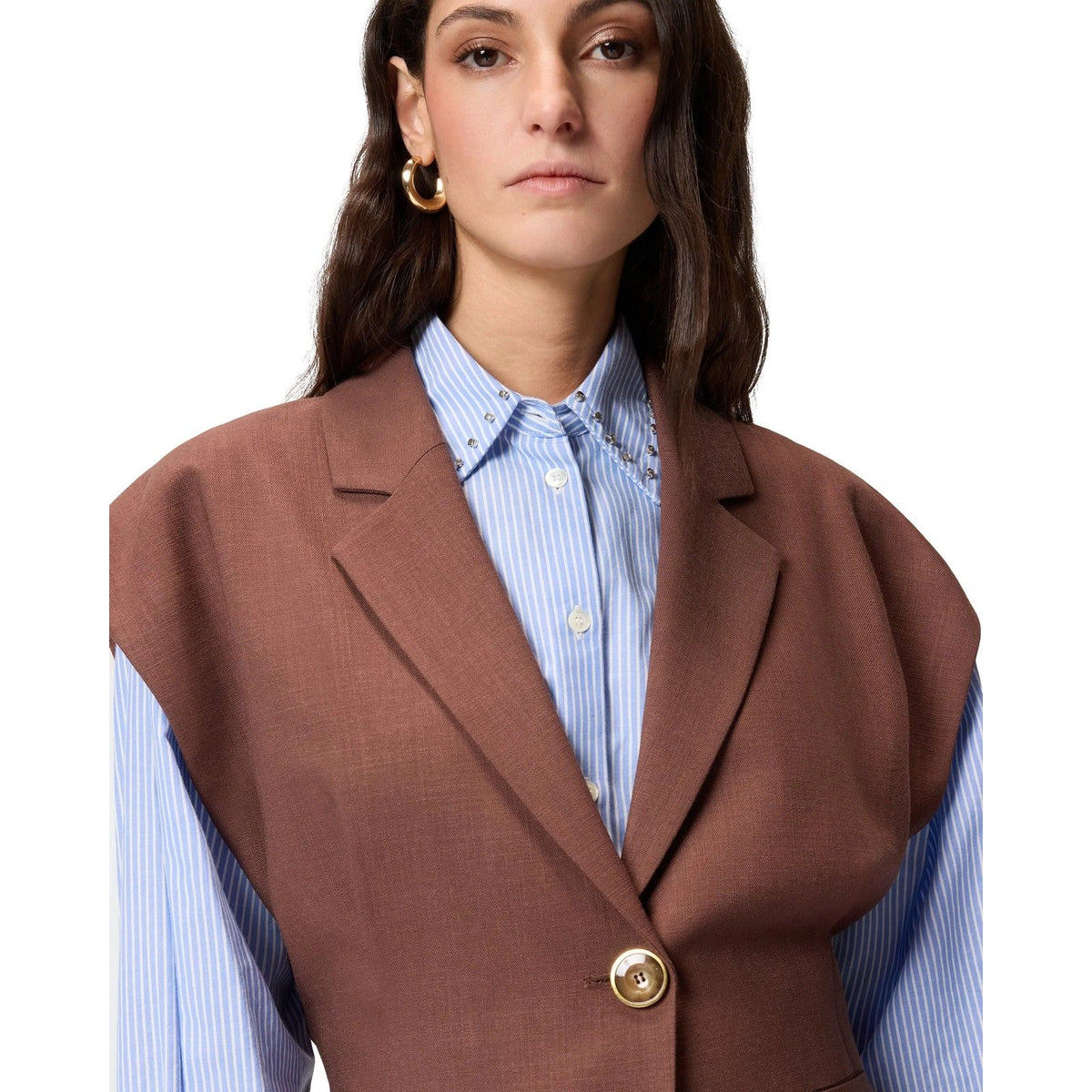 Giacche Donna Pinko - Floella Giacca Frisottino - Marrone