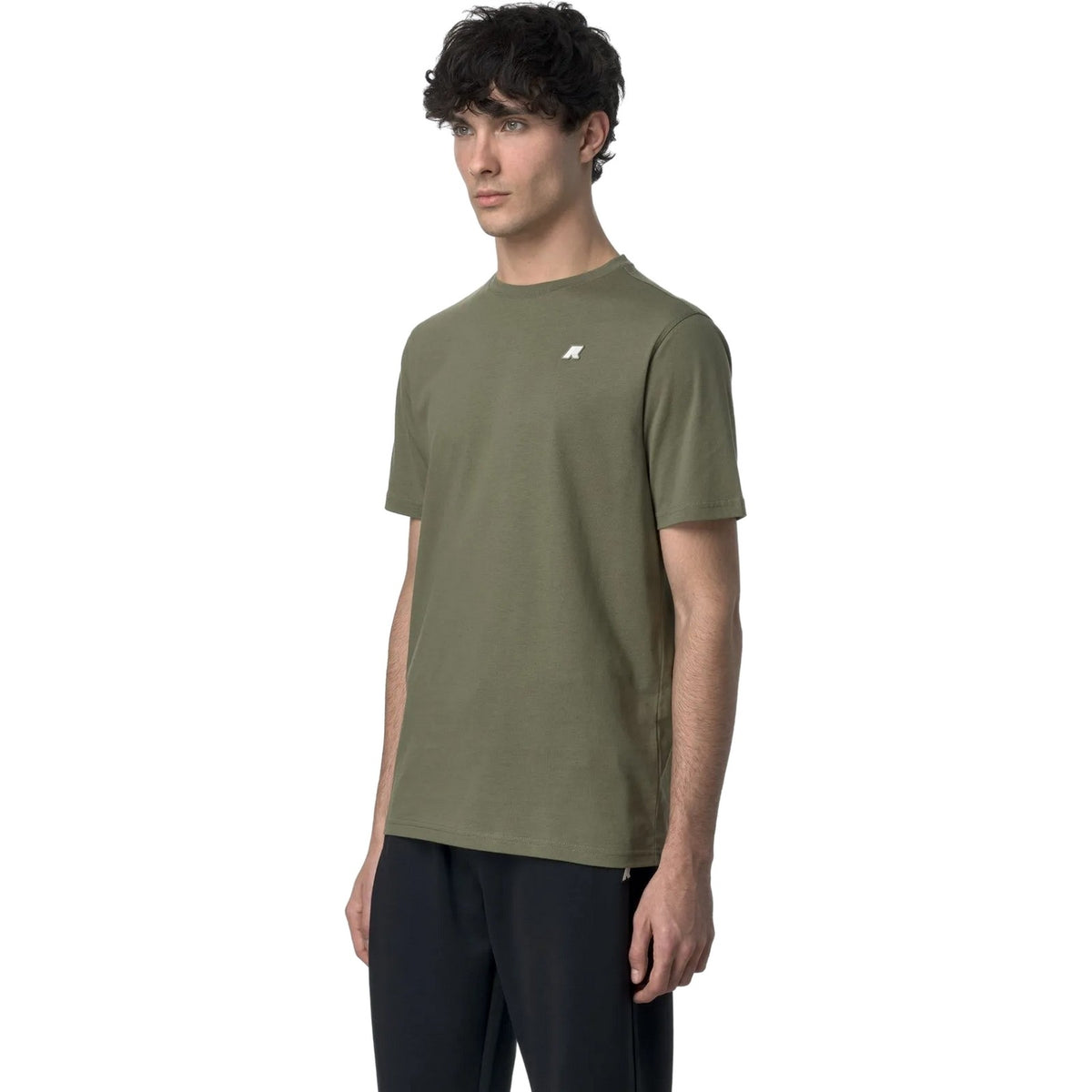 T-shirt Uomo K-Way - Odom Jersey - Verde-Gianni Foti
