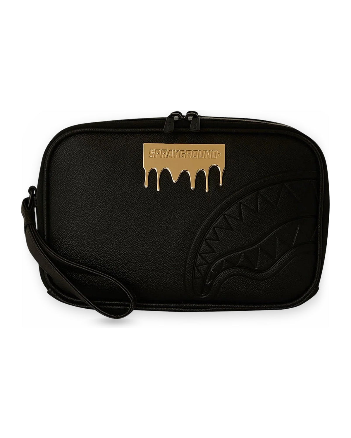 Beauty Case Unisex Sprayground - Gold Brick Lux Brick Toletry Brick - Nero