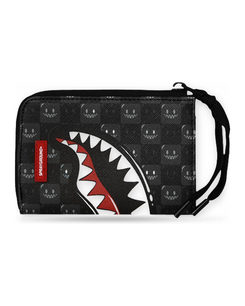 Portafogli Unisex Sprayground - Sharks In Paris Wtf Bubbly Black Check Wallet - Nero