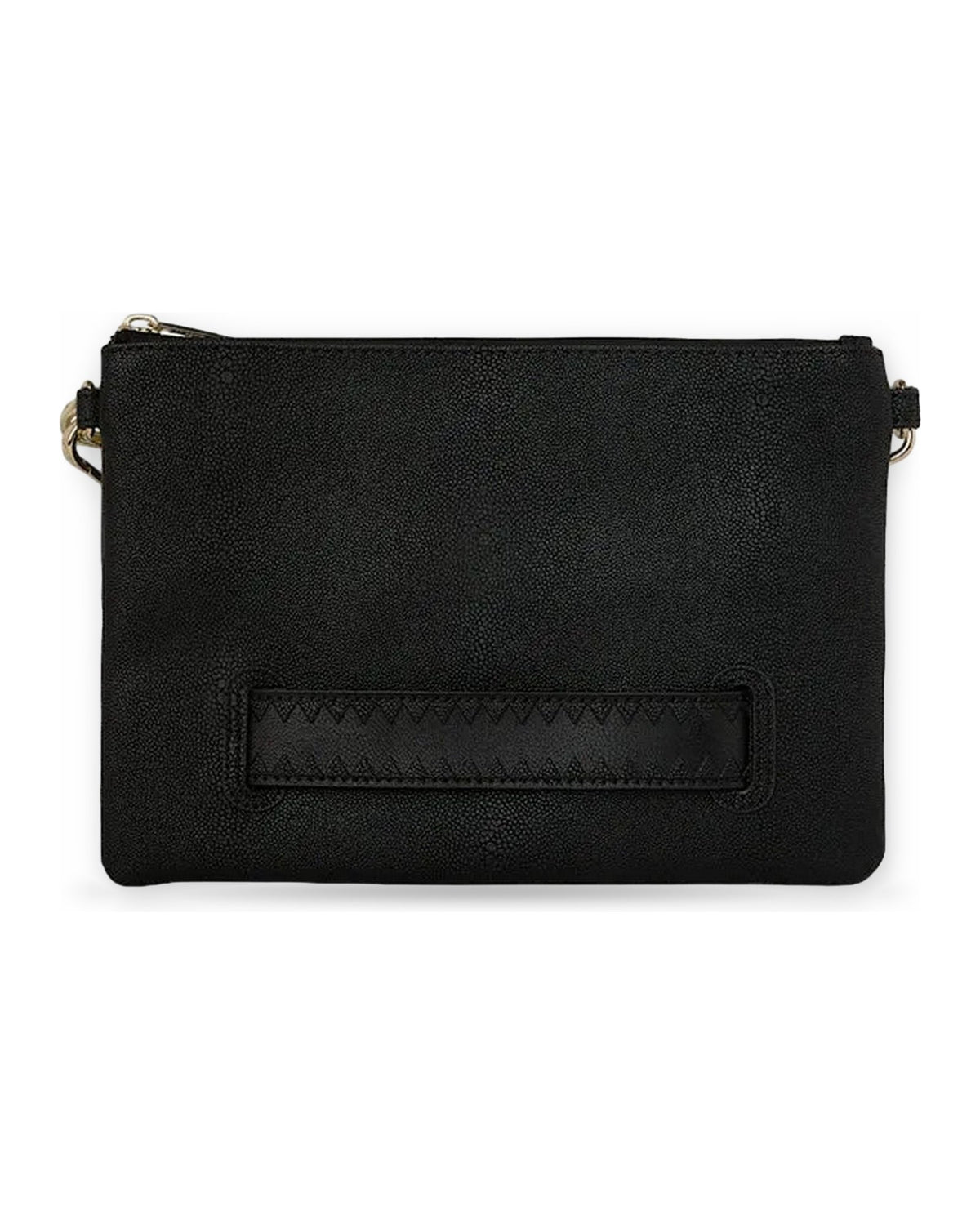 Borse a tracolla Unisex Sprayground - That Gold Drap Crossbody Pouchette - Nero