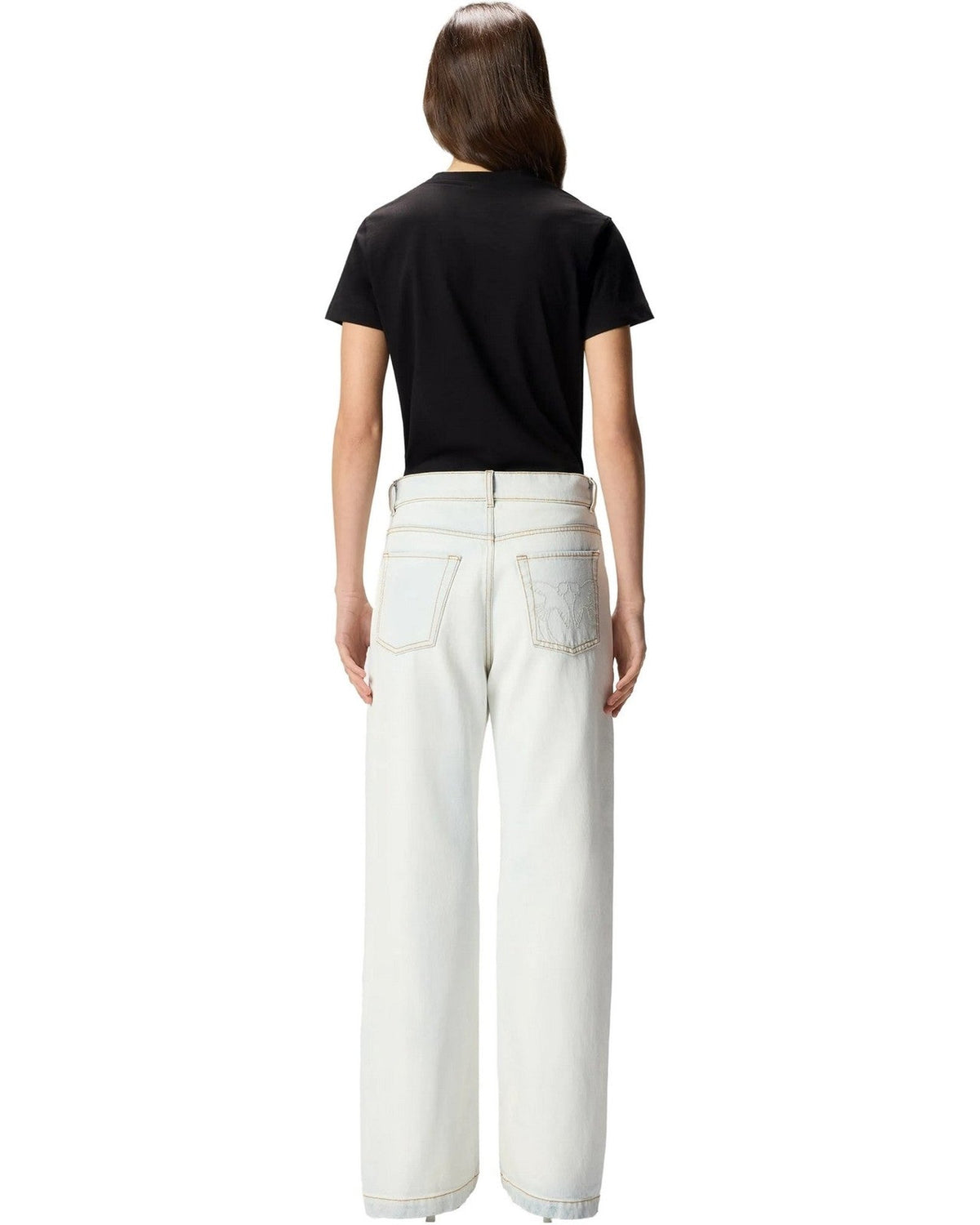 T-shirt Donna Pinko - Start T-Shirt Jersey Patch Eff - Nero