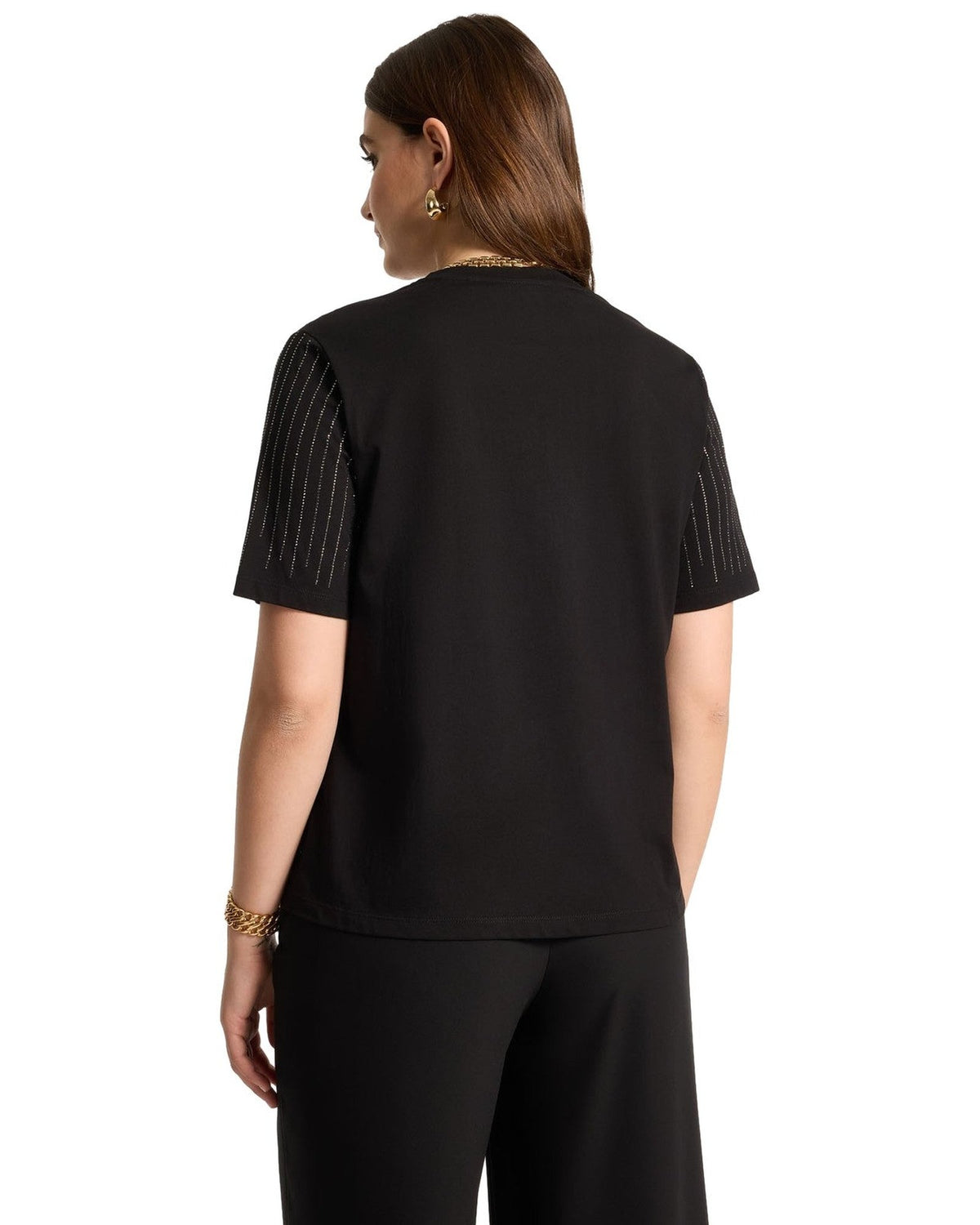 T-shirt Donna Elena Mirò - T-Shirt G041Z0 - Nero