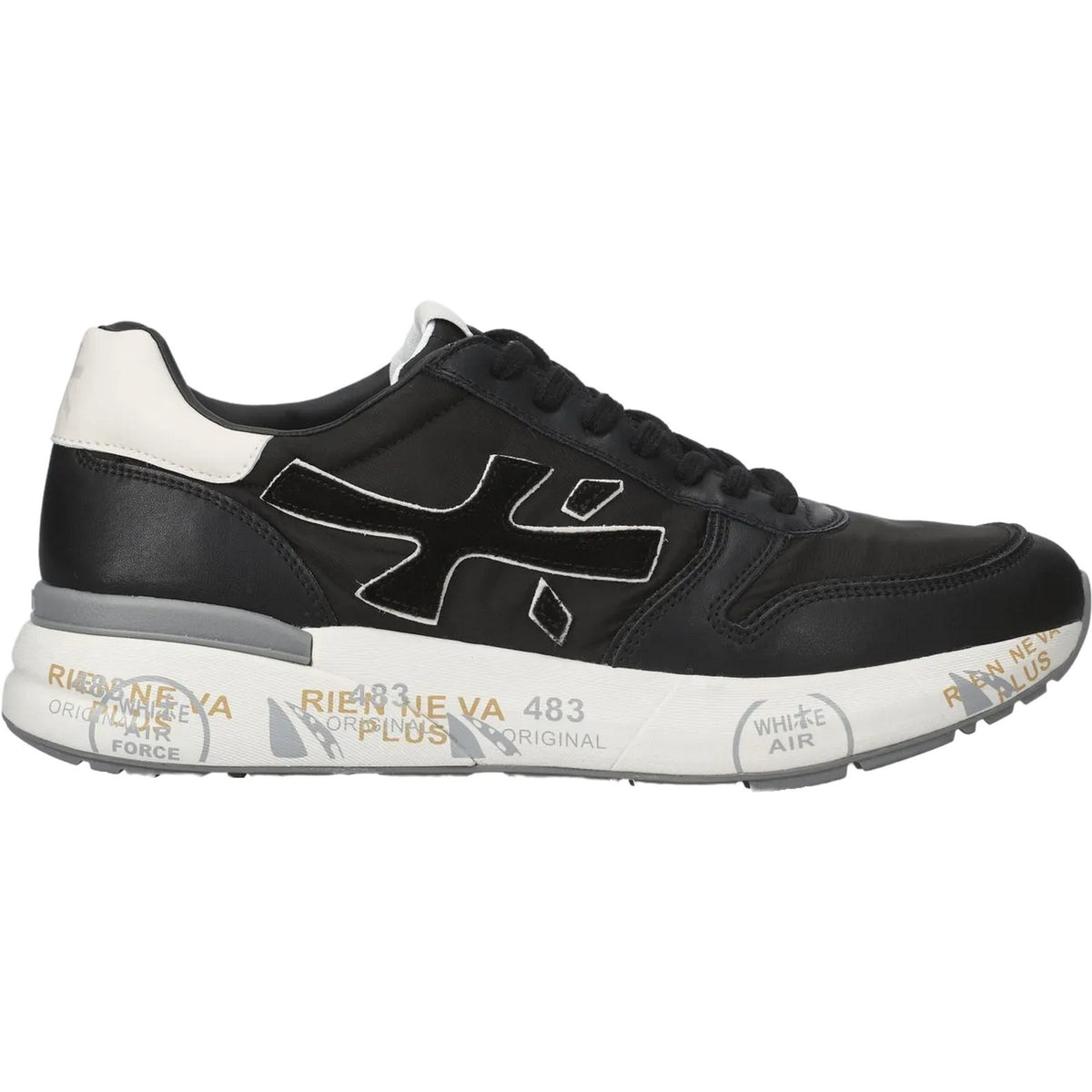 Sneaker Uomo Premiata - Mick - Nero-Gianni Foti
