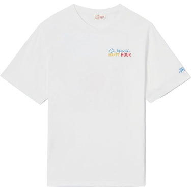 T-shirt Uomo Mc2 Saint Barth - Man Oversize T-Shirt - Bianco di Mc2 Saint Barth su Gianni Foti