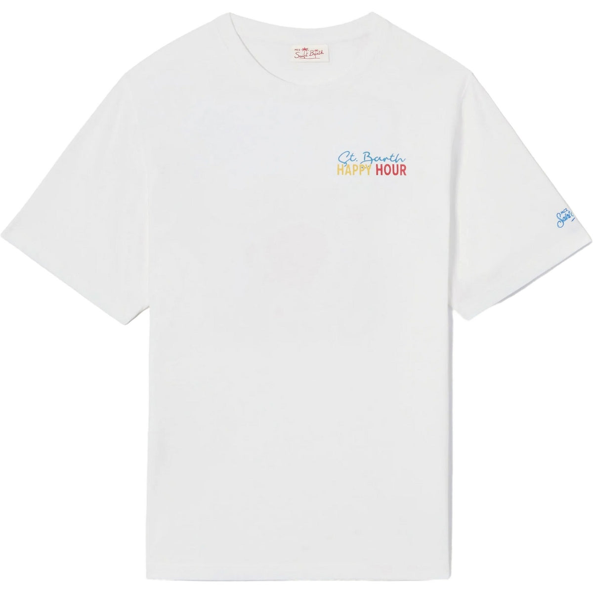 T-shirt Uomo Mc2 Saint Barth - Man Oversize T-Shirt - Bianco