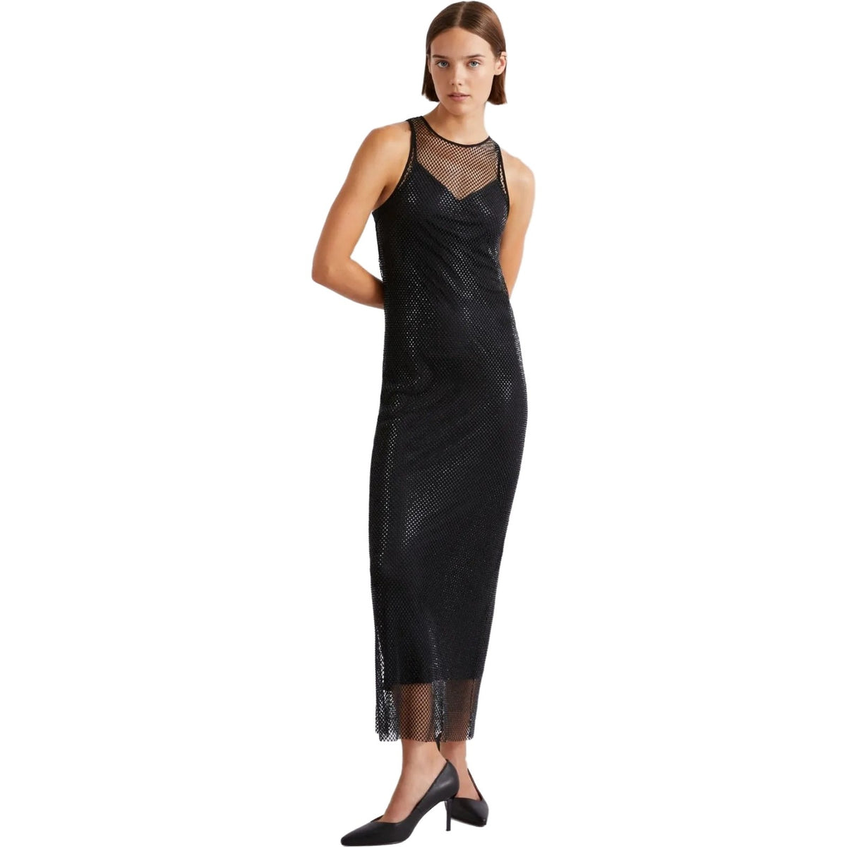 Vestiti casual Donna Emme - Abito in jersey - Nero-Gianni Foti