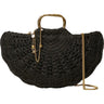Pochette e Clutch Donna Twinset - Clutch Effetto Paglia Con Maniglia - Nero di Twinset su Gianni Foti