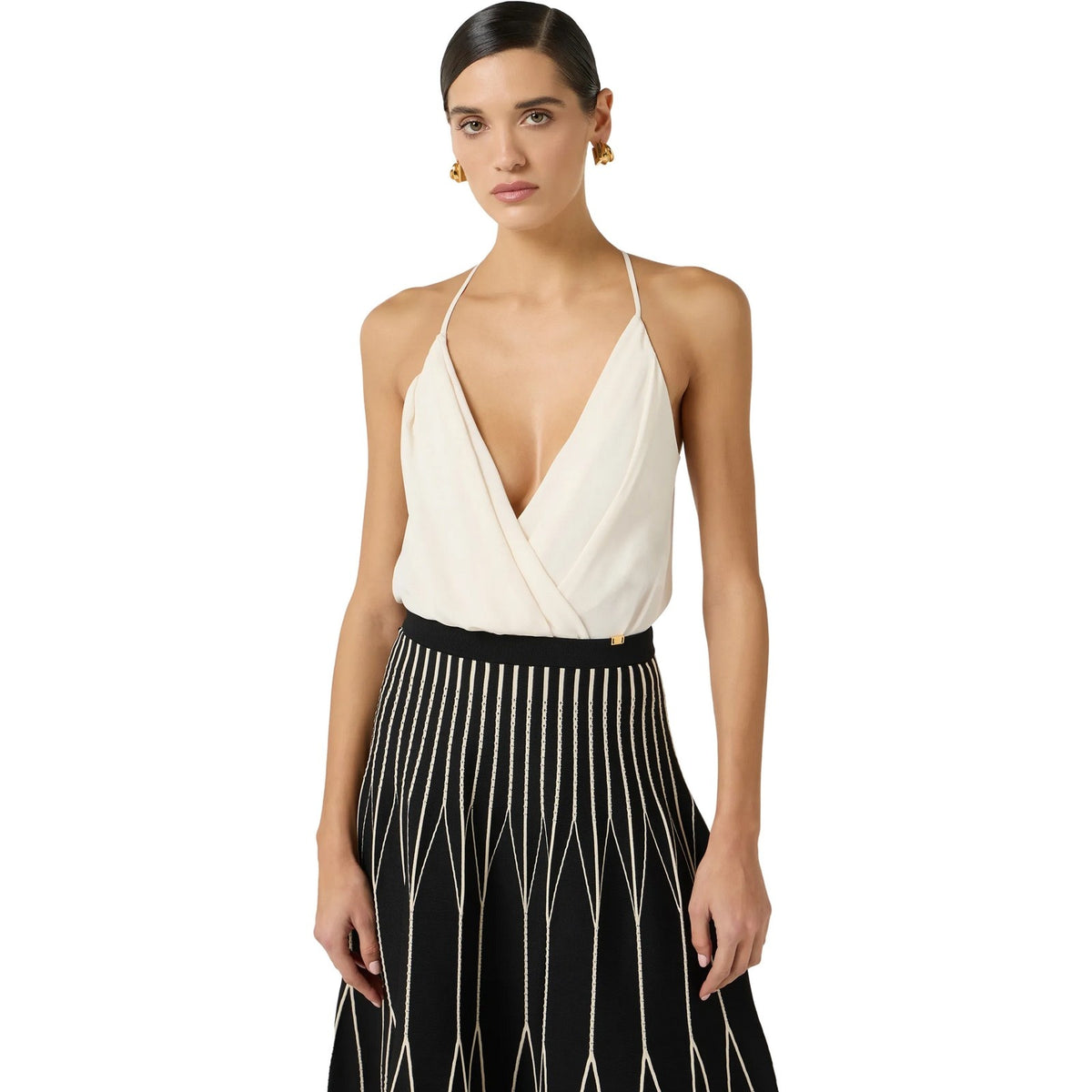 Body Donna Elisabetta Franchi - Body - Bianco-Gianni Foti