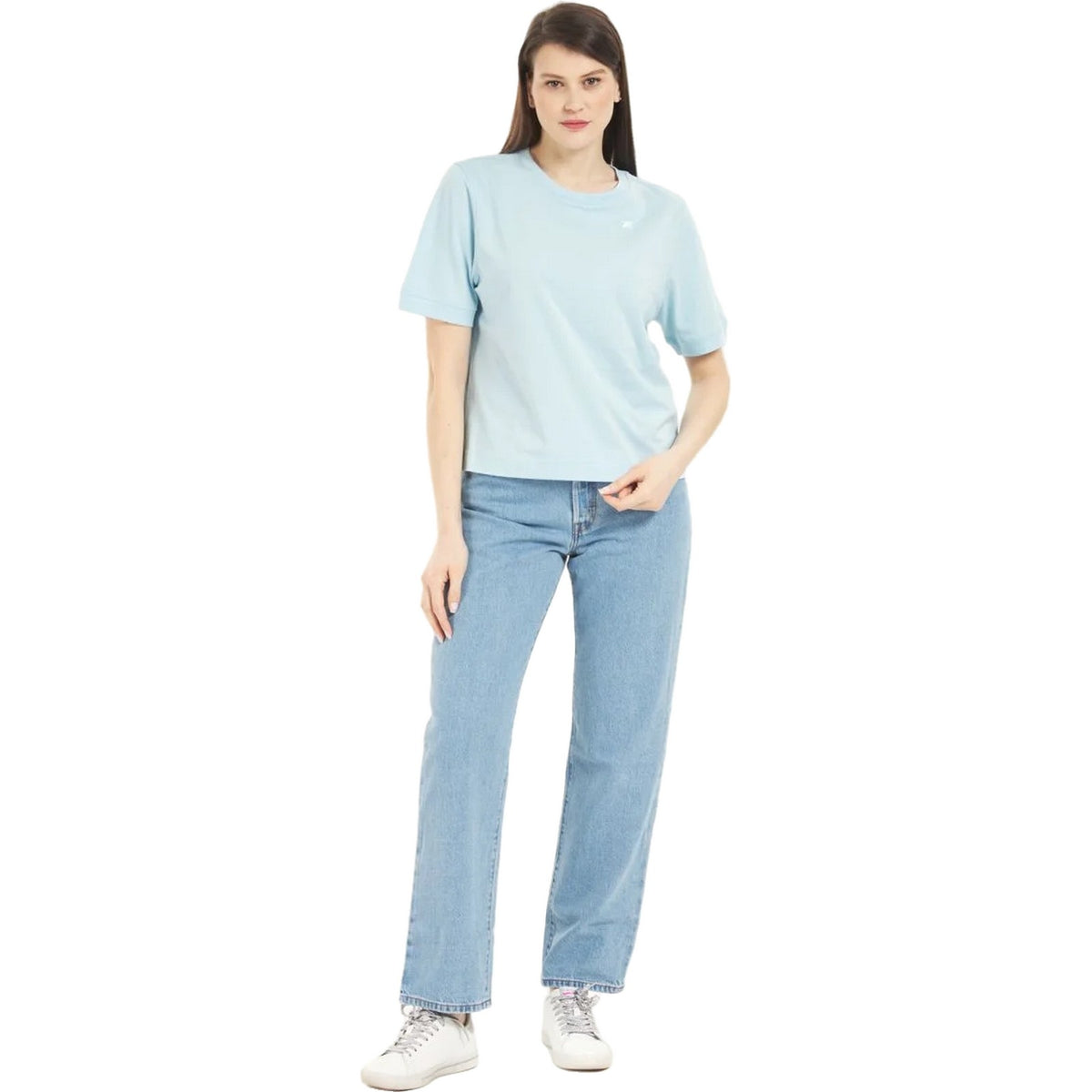 T-shirt Donna K-Way - Selune Jersey - Celeste-Gianni Foti