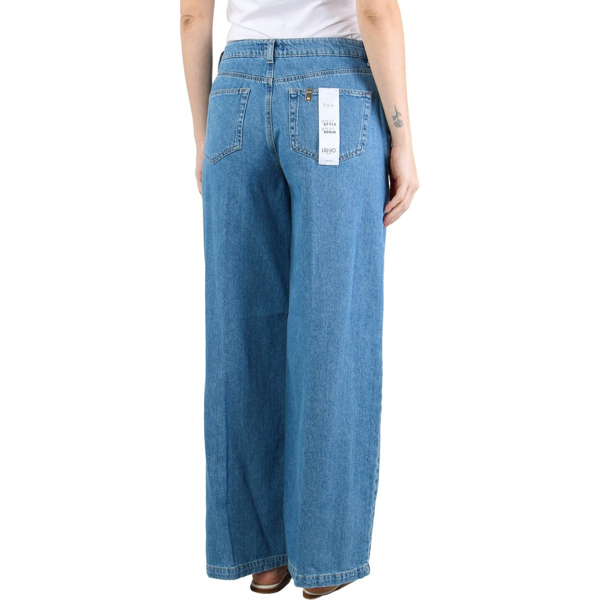 Pantaloni Donna Liu Jo - Pantalone denim - Blu-Gianni Foti