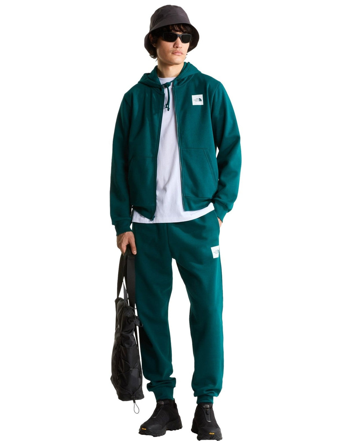 Pantaloni Uomo The North Face - Evo Box Half Dome Regular Tapered Jogger - Verde