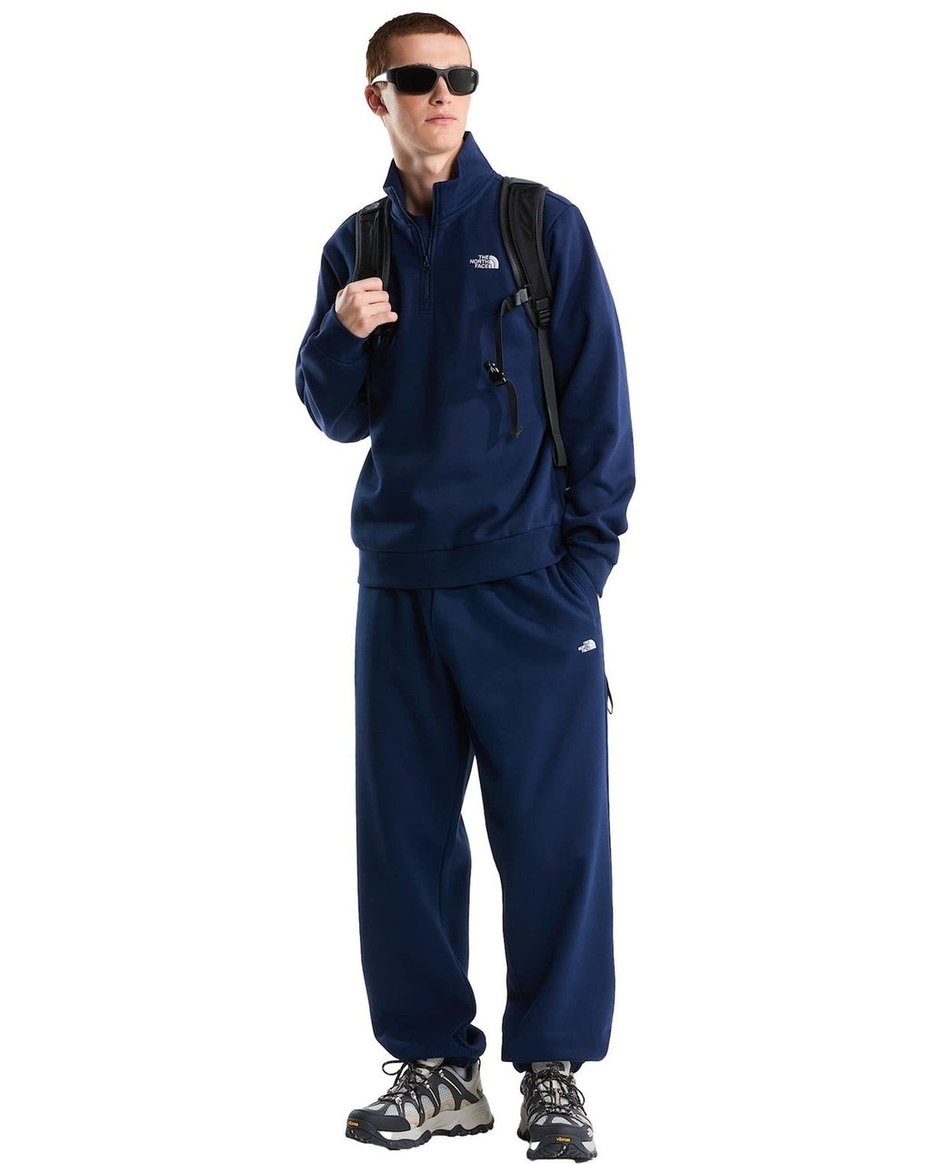 Felpe senza cappuccio Uomo The North Face - Evolution Simple Dome Regular 1/4 Zip - Blu