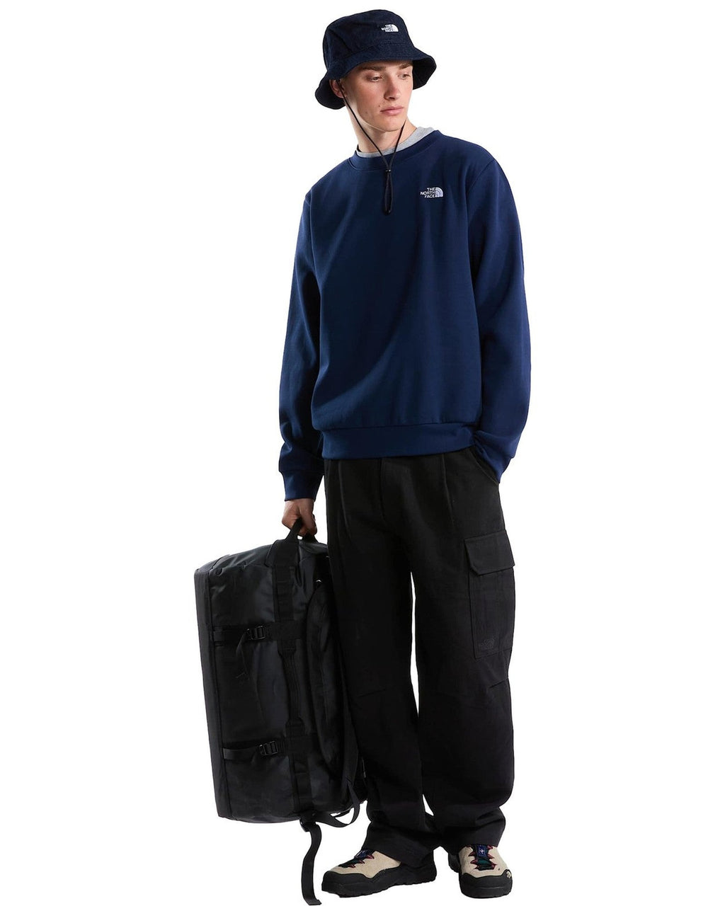 Felpe senza cappuccio Uomo The North Face - Evolution Simple Dome Regular Crew - Blu