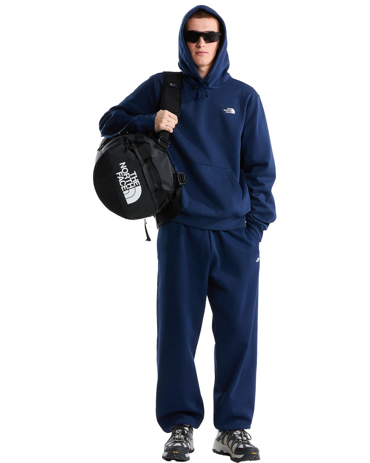 Felpe con cappuccio Uomo The North Face - Evolution Simple Dome Regular Hoodie - Blu