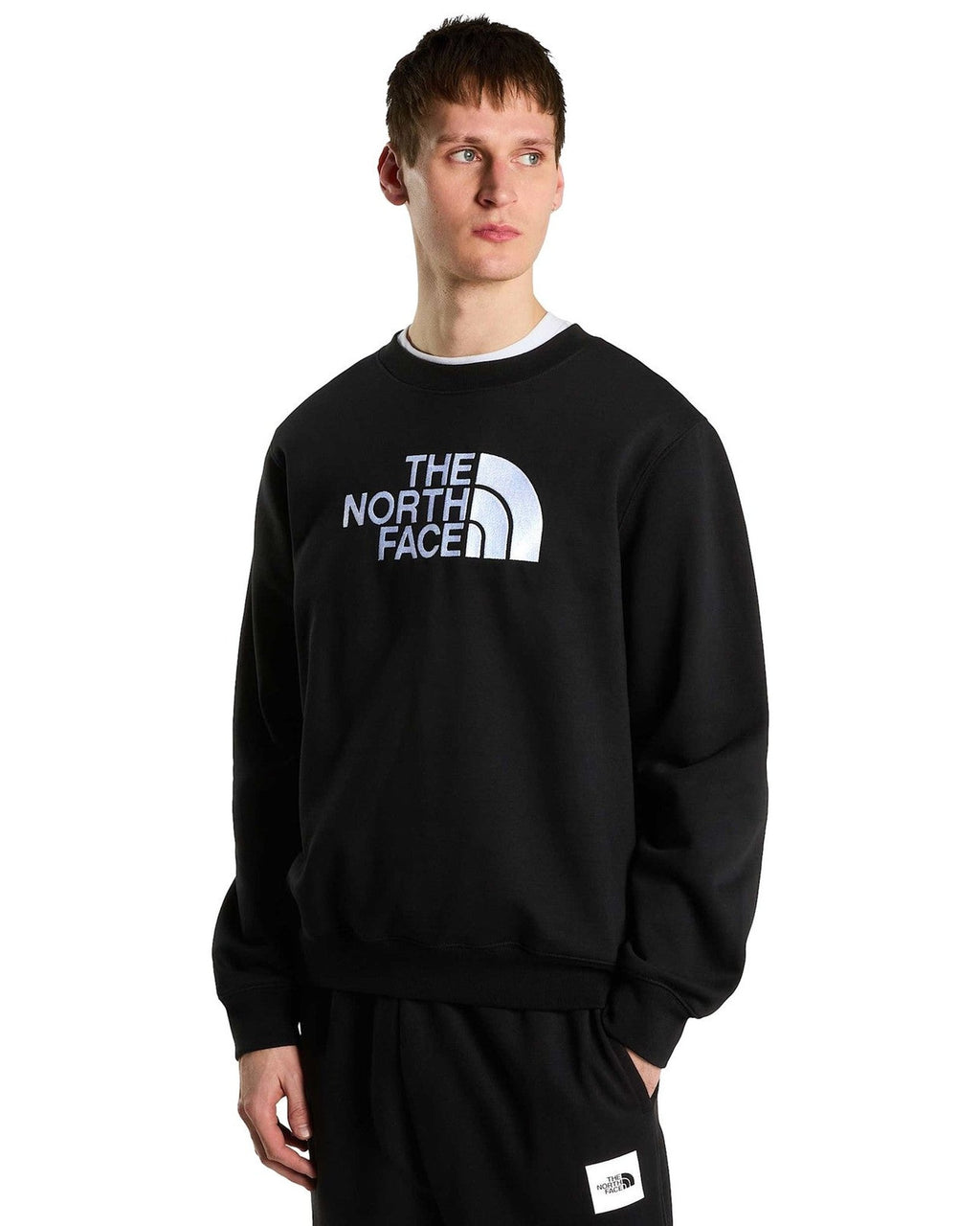Felpe senza cappuccio Uomo The North Face - TNF Essential Drew Peak Regular Crew - Nero