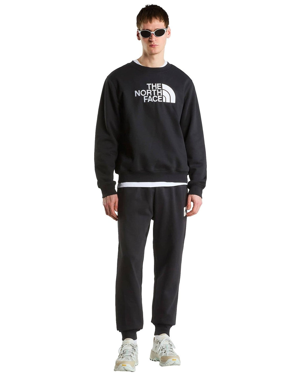 Felpe senza cappuccio Uomo The North Face - TNF Essential Drew Peak Regular Crew - Nero