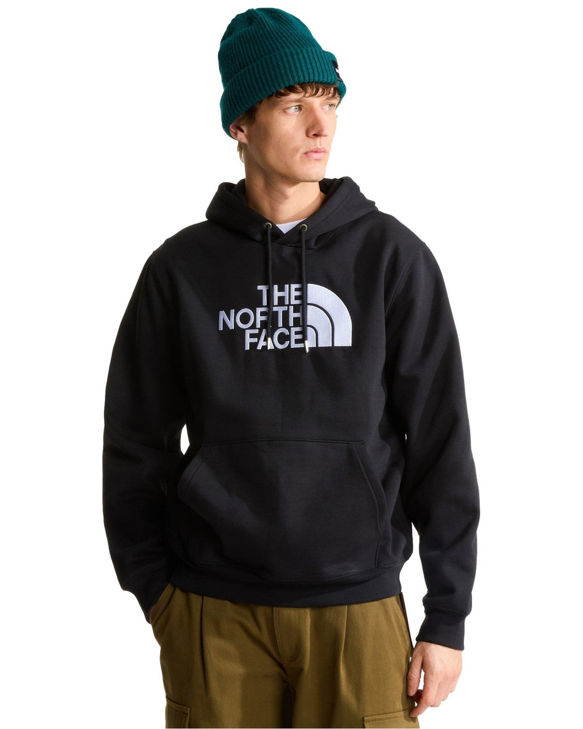 Felpe con cappuccio Uomo The North Face - TNF Essential Drew Peak Regular Hoodie - Nero