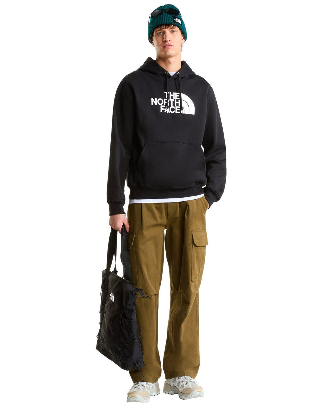 Felpe con cappuccio Uomo The North Face - TNF Essential Drew Peak Regular Hoodie - Nero