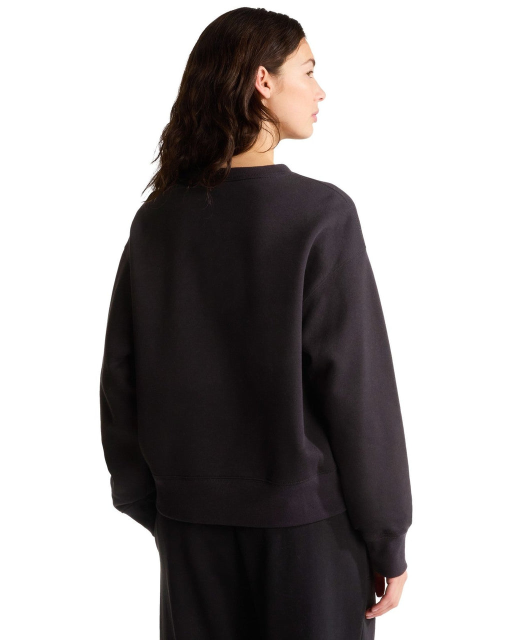 Felpe senza cappuccio Donna The North Face - TNF Essential Simple Dome Boxy OS Crew - Nero