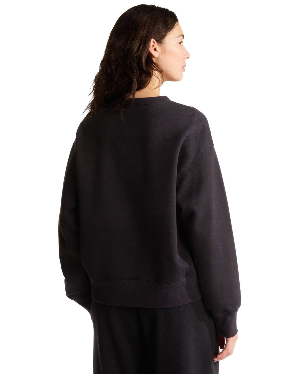 Felpe senza cappuccio Donna The North Face - TNF Essential Simple Dome Boxy OS Crew - Nero
