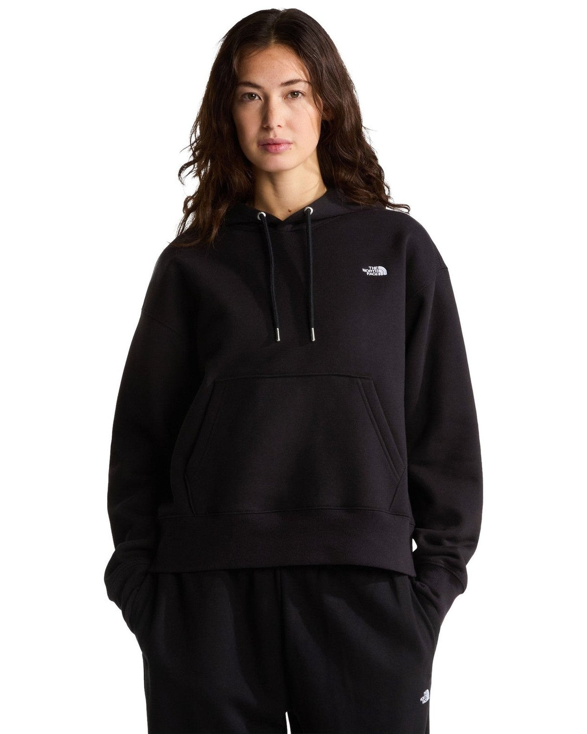 Felpe con cappuccio Donna The North Face - TNF Essential Simple Dome Boxy OS Hood - Nero