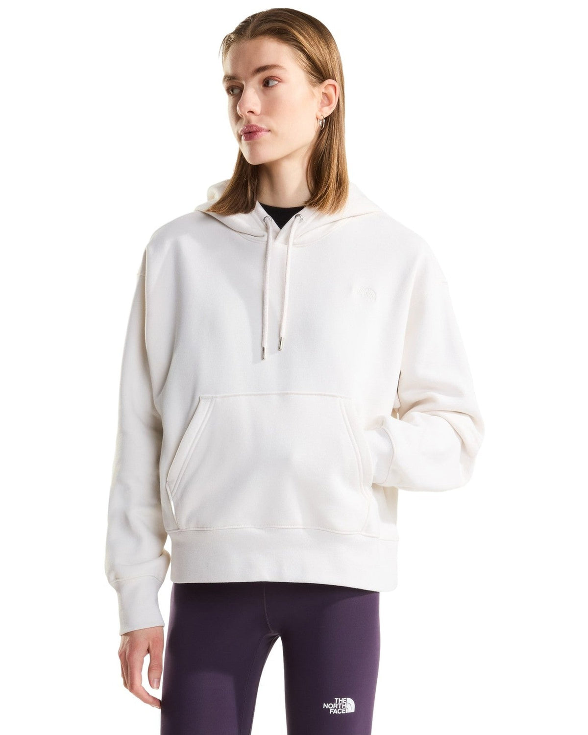 Felpe con cappuccio Donna The North Face - TNF Essential Simple Dome Boxy OS Hood - Panna
